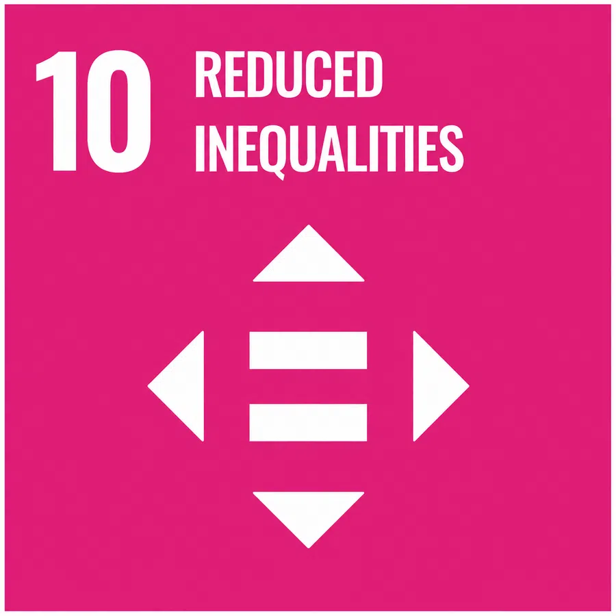 SDG 10 Reduced Inequalities card