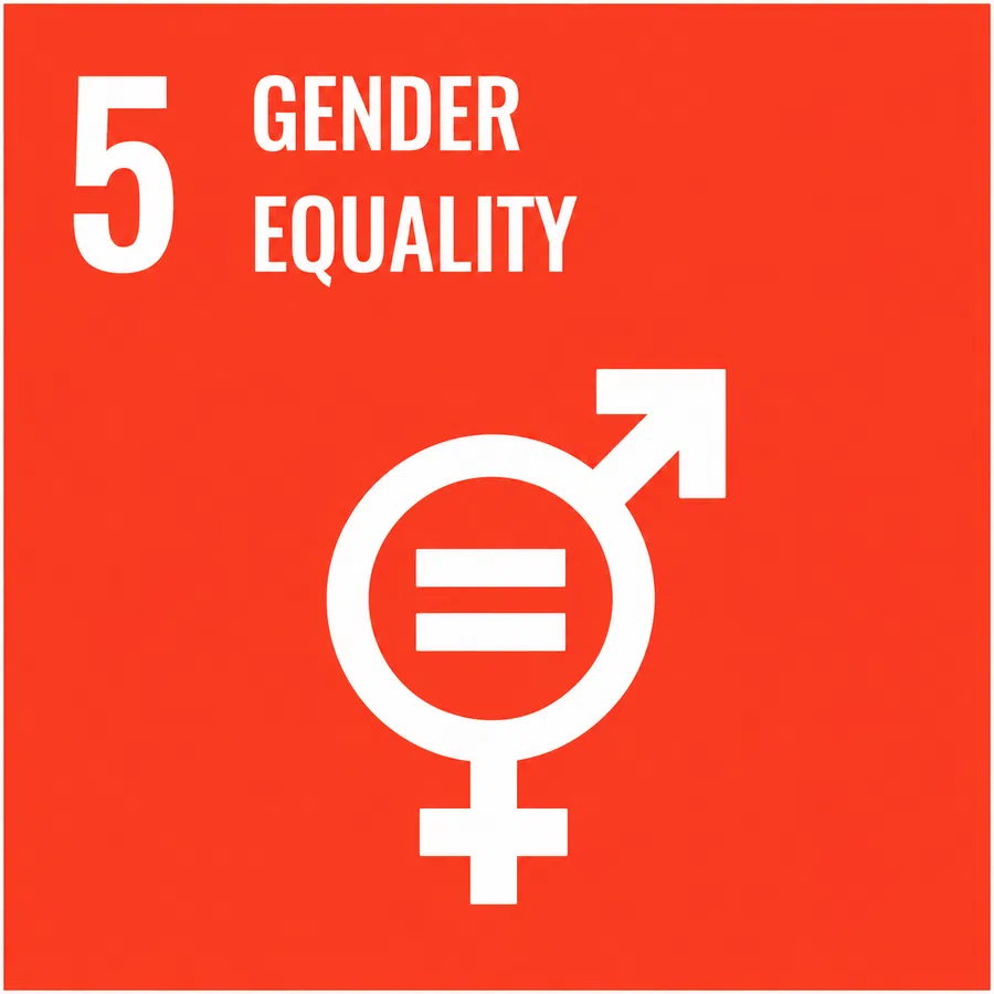 SDG 5 Gender Equality card