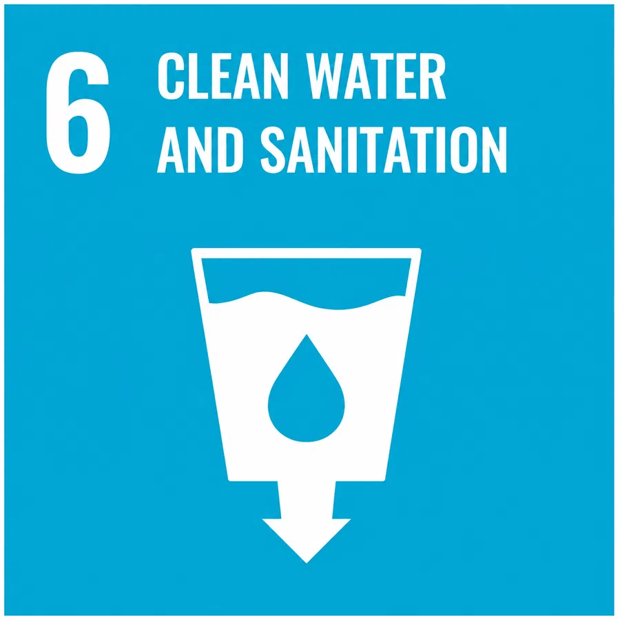 SDG 6 Clean Water and Sanitation card